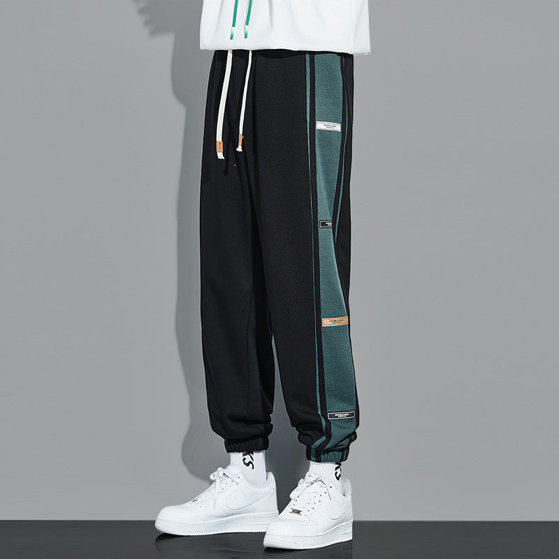 Men’s Plus Velvet Bundle-Foot Pants – Loose Winter Sportswear