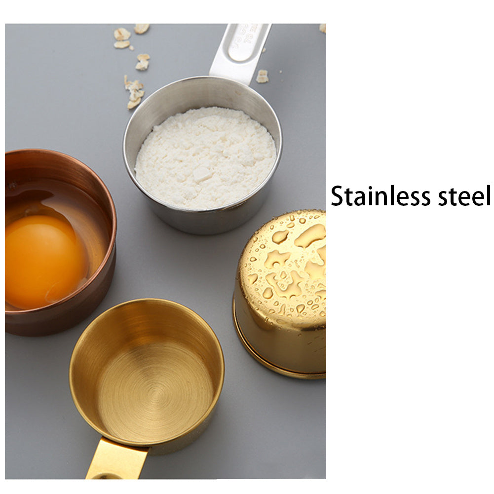 Stainless Steel Measuring Spoons – Kitchen & Coffee Scoop Set