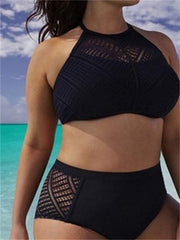 Women's One-Piece Swimsuit – Polyester, Comfortable Quick-Dry Fabric