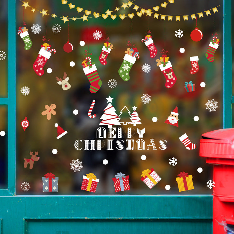Christmas Glass Window Stickers Decoration