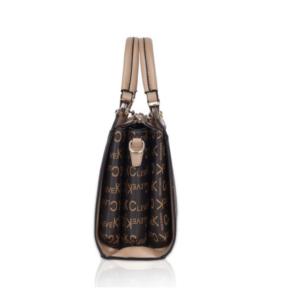Women’s Faux Leather Printed Handbag – Hilver Color