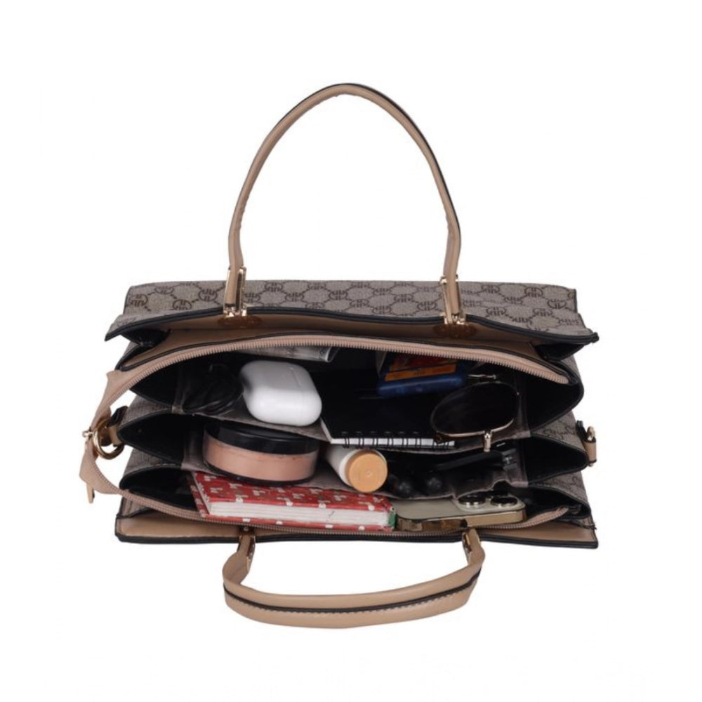 Women’s Faux Leather Printed Handbag – Hilver Color