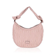 Women’s Faux Leather Textured Handbag – Pink