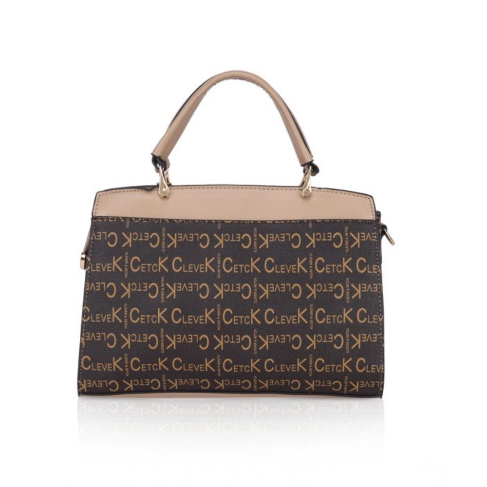 Women’s Faux Leather Printed Handbag – Hilver Color