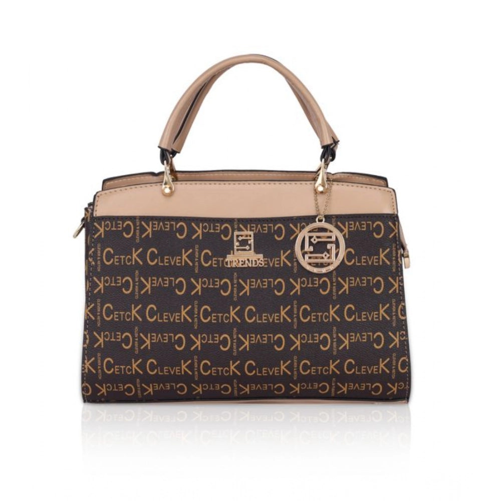 Women’s Faux Leather Printed Handbag – Hilver Color