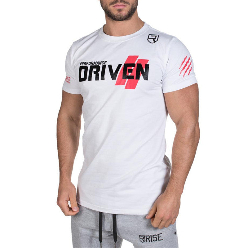 Men's muscle fitness t-shirt