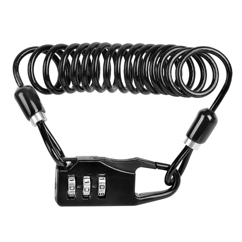 WG012/WG016 Portable Cable Lock – Zinc Alloy Wire Lock for Motorcycles, Electric Vehicles, and Bicycles