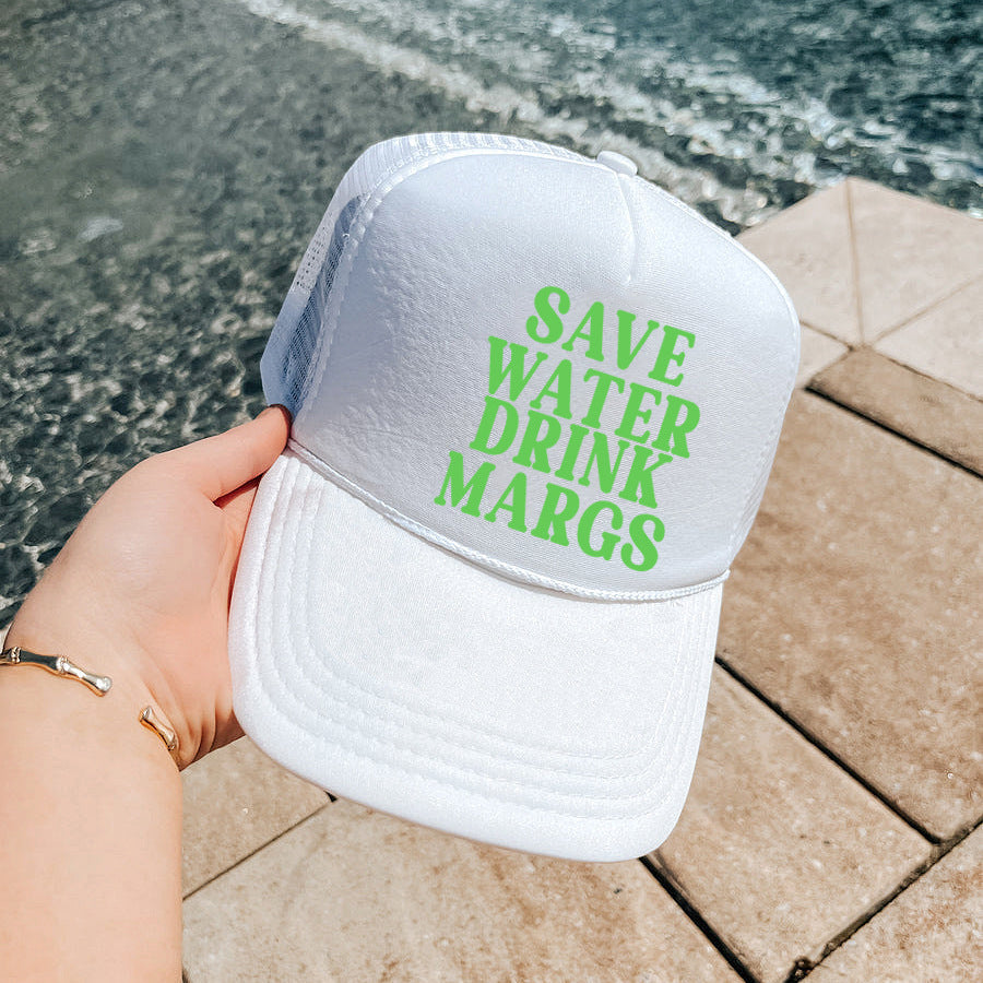 Save Water Ink Margs Printed Baseball Cap