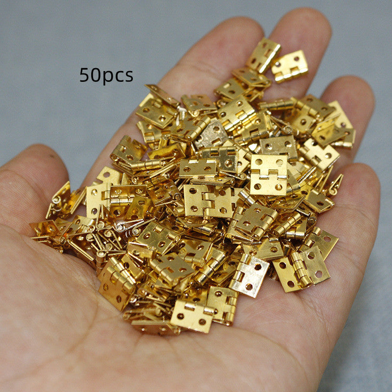 2 Points Mini Hinge With Nails Folding Flat