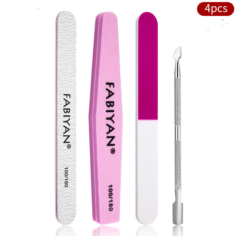 Nail Polishing File Set – Double-Sided Nail Buffer Strips