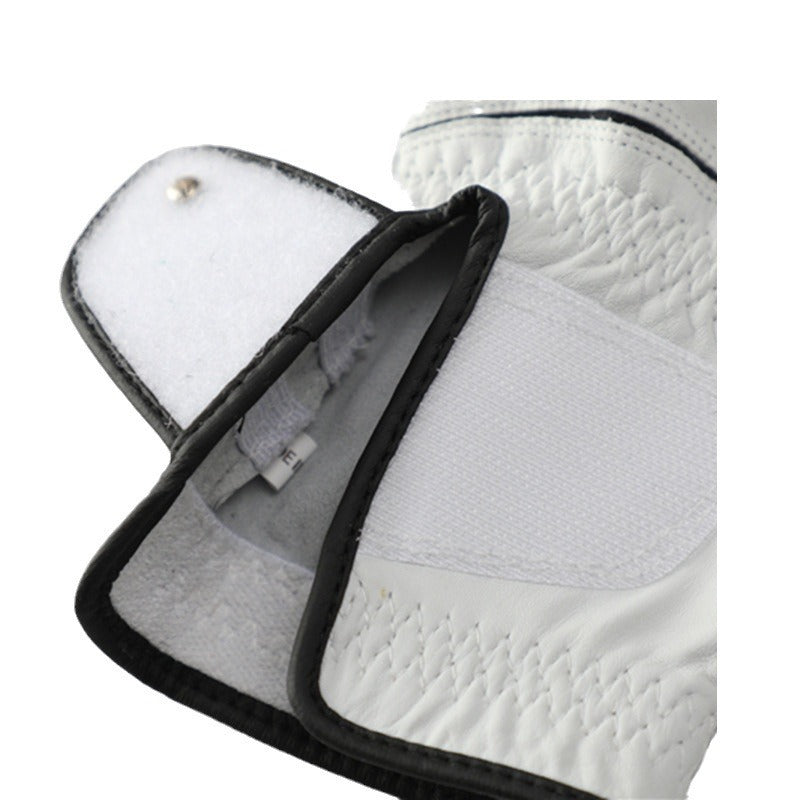 White Half-Sheepskin Casual Gloves – Non-Slip