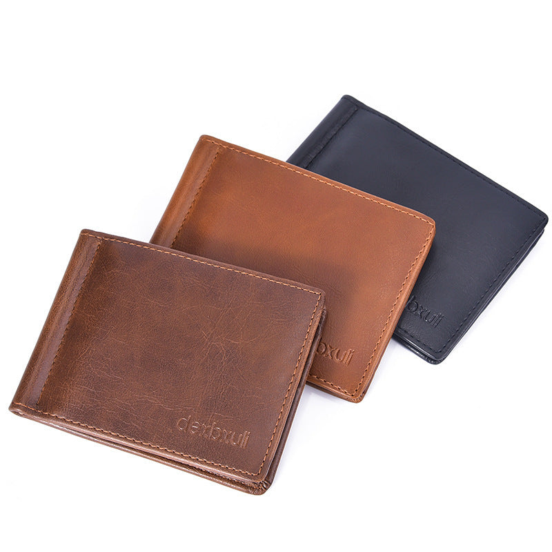 Men's Vintage Simple Mini Wallet