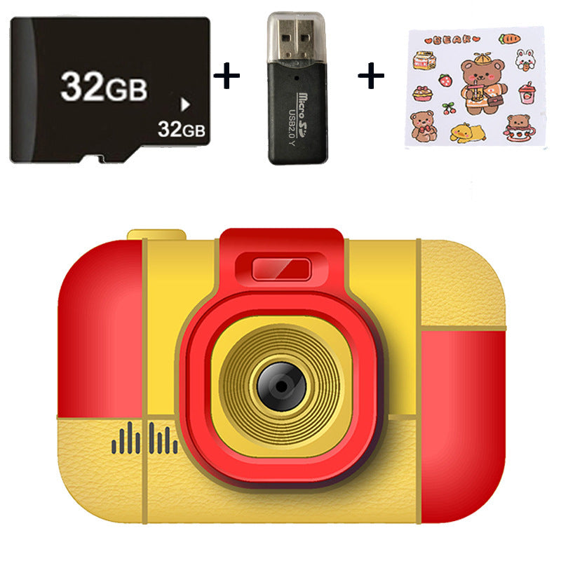 Cross-Border L1 Kids Digital Camera – Mini 2.4" Screen, Dual Lens Front & Rear, 20MP HD Children’s Gift Camera
