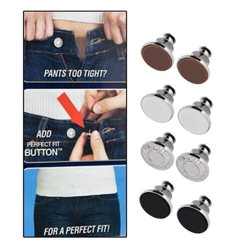 Perfect Fit Button – Adjustable Snap Button for Pants & Clothing