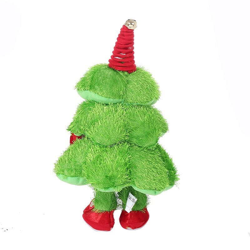 Wiggle Hip Singing Christmas Tree Plush Toy Musical Dancing Doll