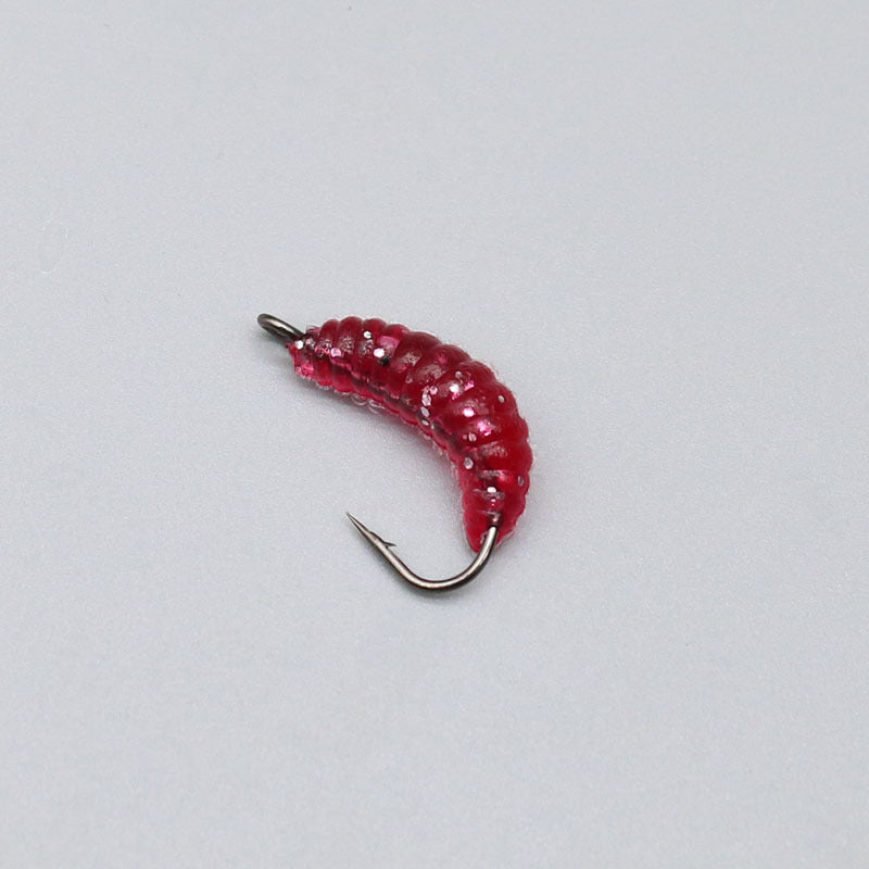 Lure With Hook Mealworm Suit