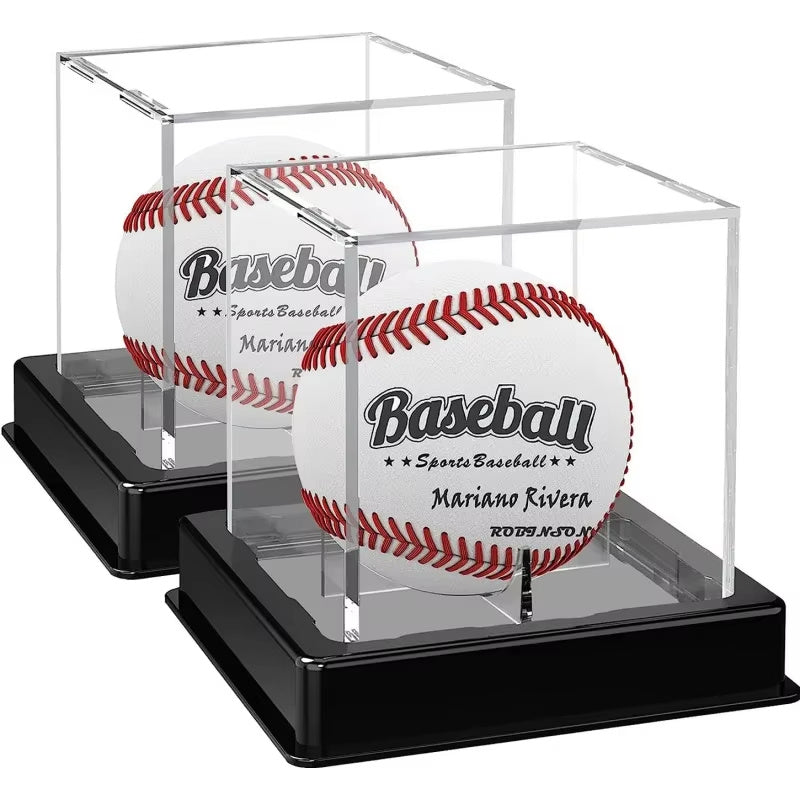 Acrylic Transparent Baseball Display Box Baseball Shelf Base