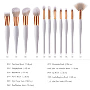 Makeup Brush Set – Single or 11-Piece Professional Beauty Tools