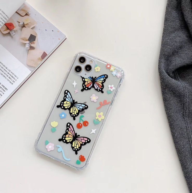 Color Butterfly Phone Case – Compatible with iPhone 12