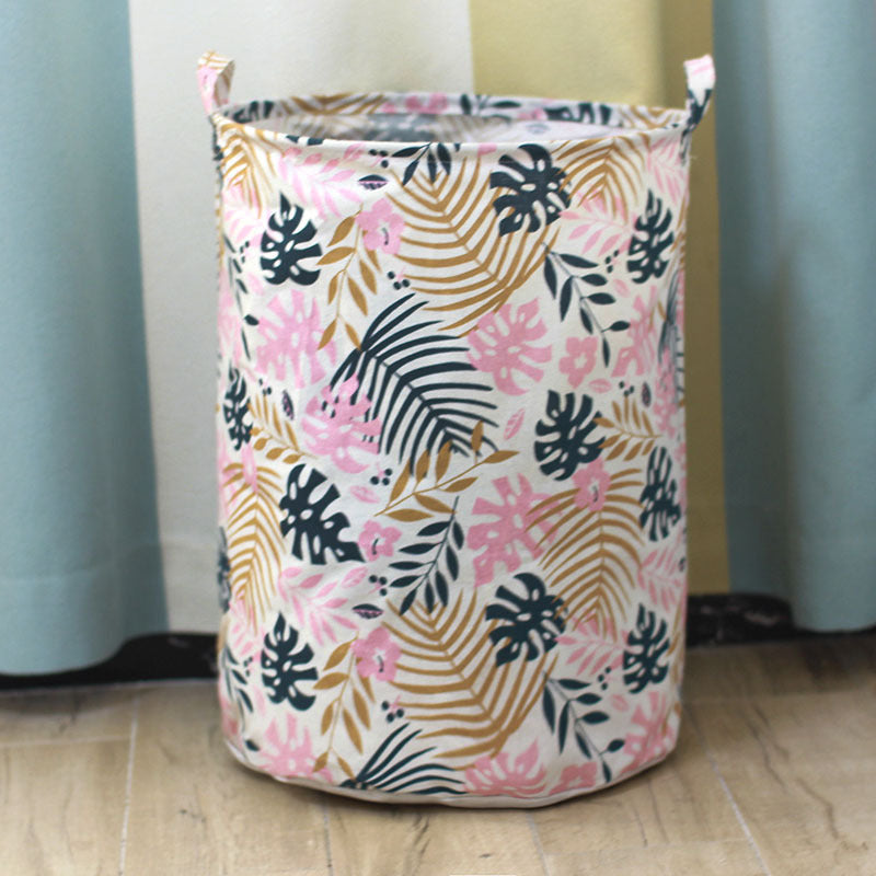 Fabric Dirty Clothes Basket Folding Storage