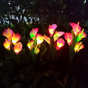 Solar Garden Outdoor Lamp ABS Silk Stainless Steel IP65