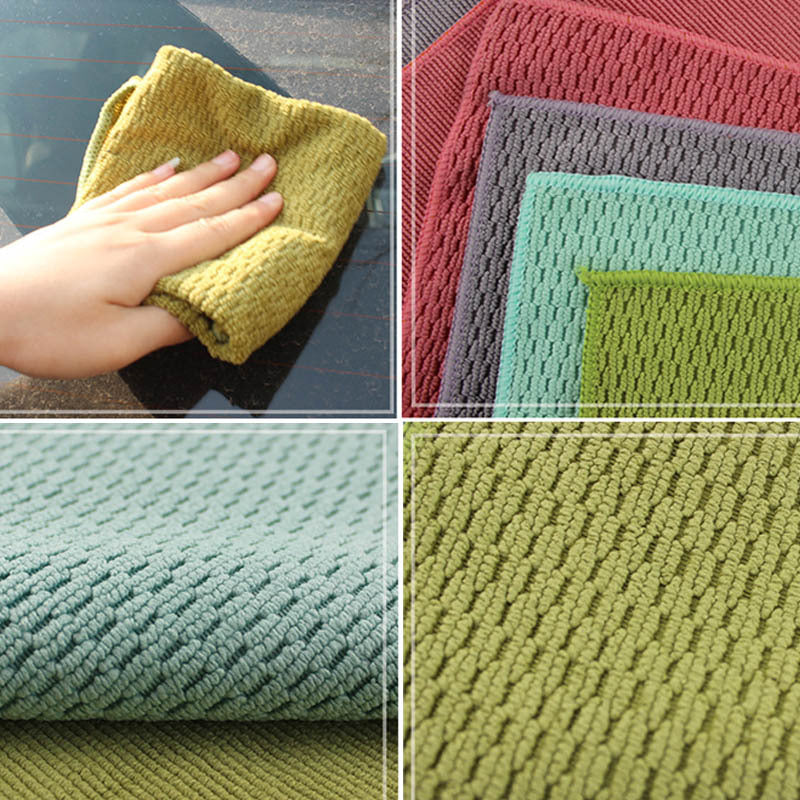Jacquard large pearl cleaning towel absorbent cleaning towel