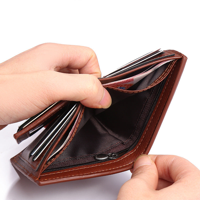 Men's Short Leather Wallet