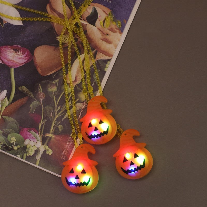 Halloween Glowing Pumpkin Ring – Light-Up Lantern Prop and Party Gift