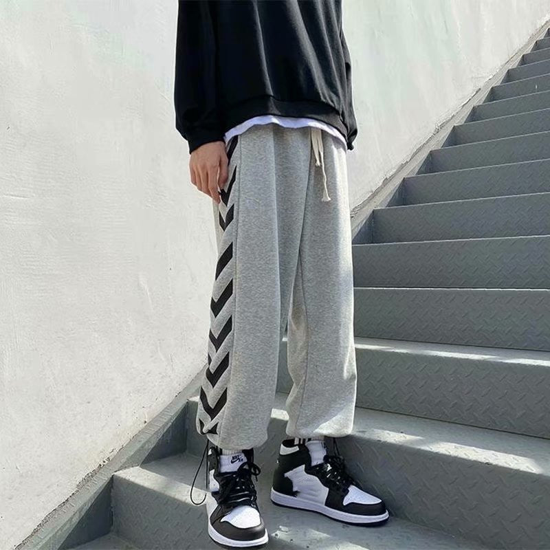 Men’s Draped Straight Casual Pants – Fashion Loose Fit Trousers