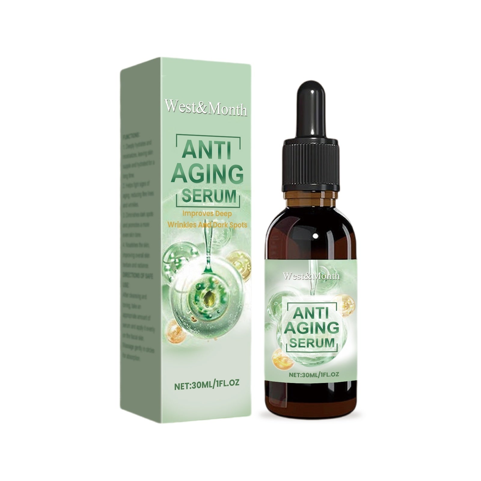 Glass Bottle Facial Essence For Delicate Skin Hyaluronic