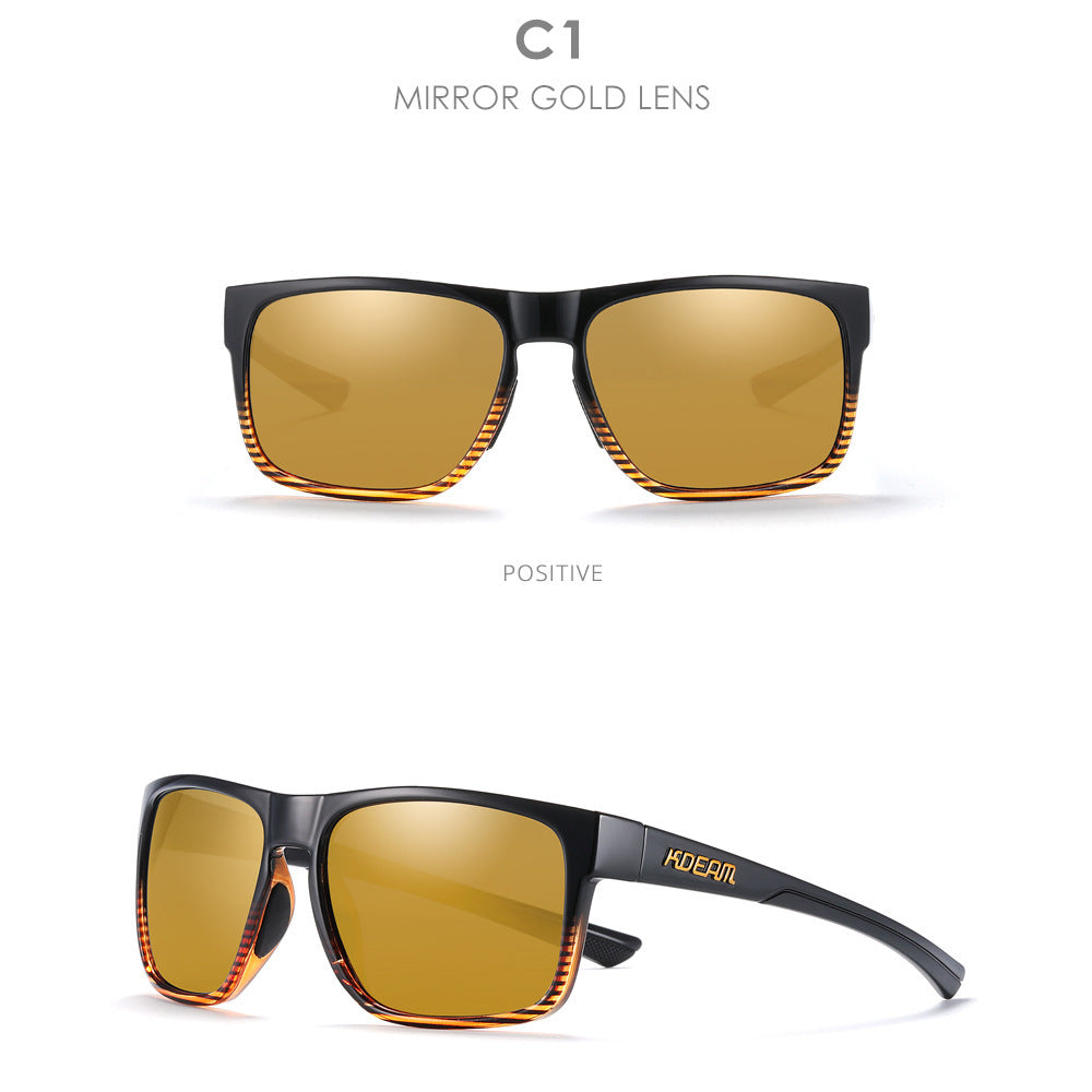 Colorful Real Film Lure Fishing Sunglasses
