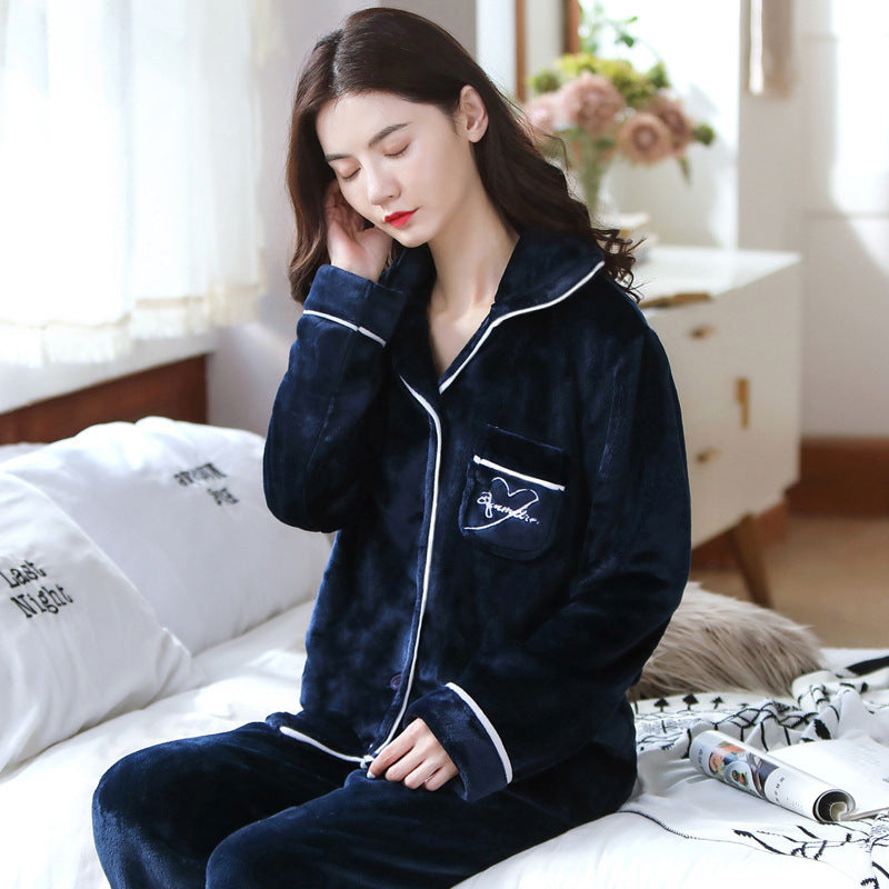 Women's Pajamas Coral Velvet Youth Home Wear Fashion