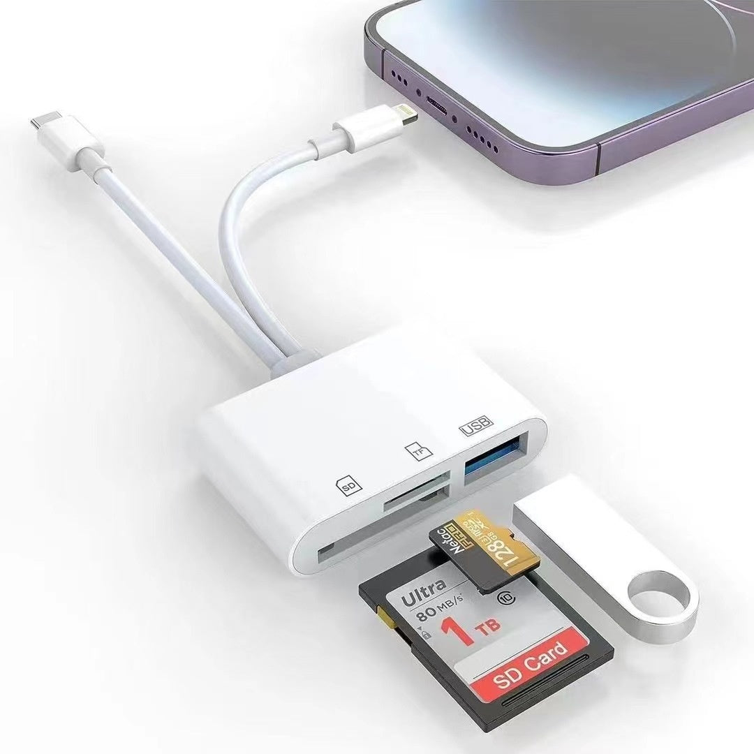 Type-c Mobile Phone Tablet SDTF Camera Memory Card Reader USBOTG Adapter Cable