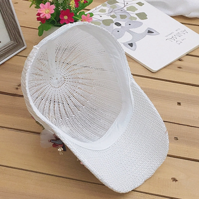 Korean style breathable cap with mesh summer hat