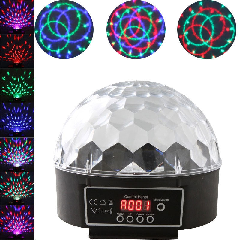 Disco DMX512 Magic Ball Light Wedding Family Birthday Party