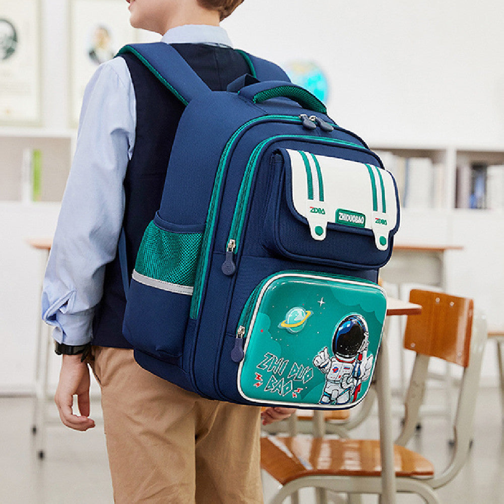 Kids Astronaut Backpack Oxford Cloth Childlike Cute Style