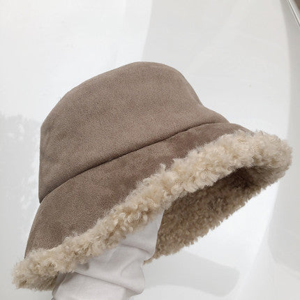 Warm And Cashmere Lamb Wool Fisherman Hat
