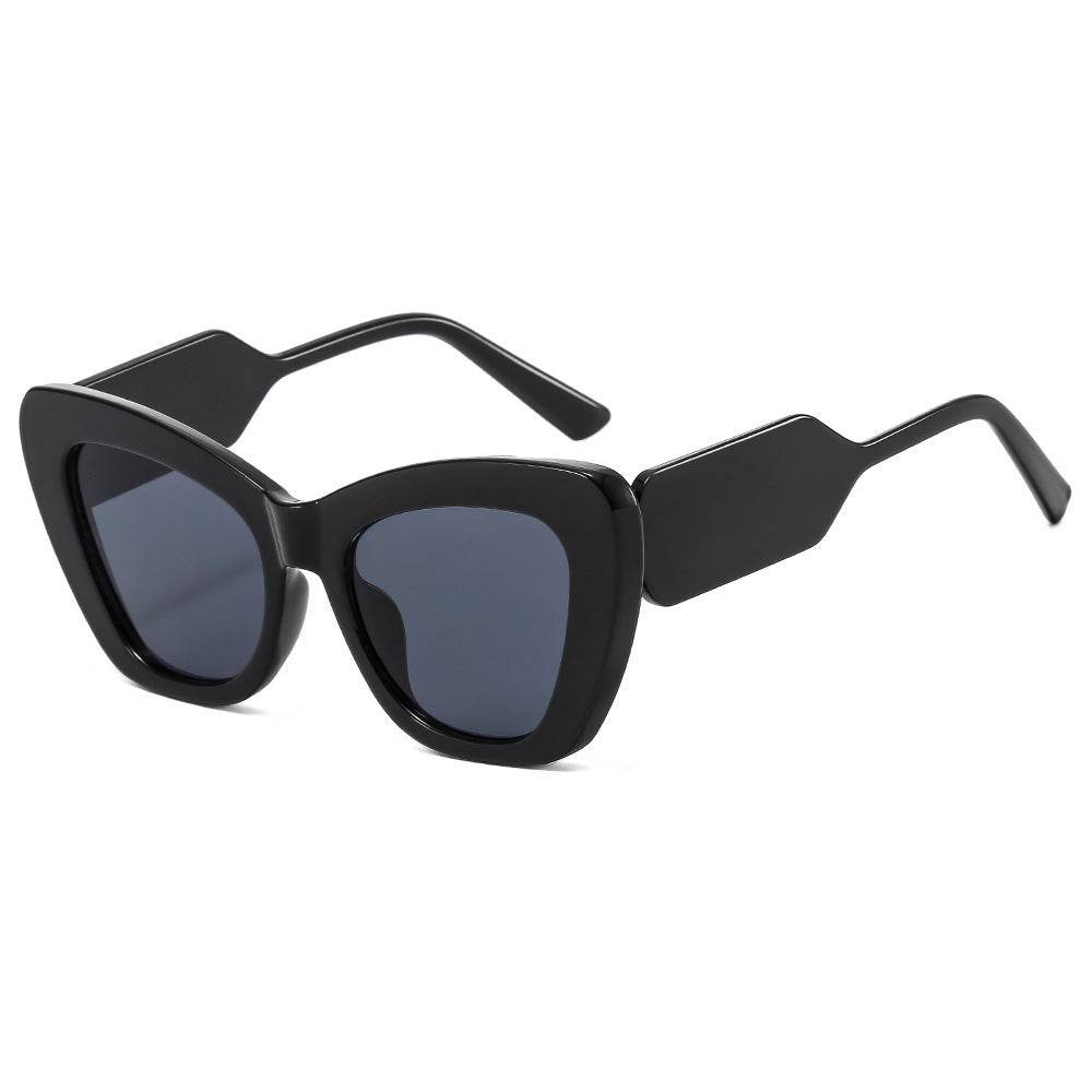 Plain Contrast Color Sunglasses – European & American Fashion Sun Glasses