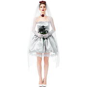 Parent-Child Matching Gothic Bride Costume Set