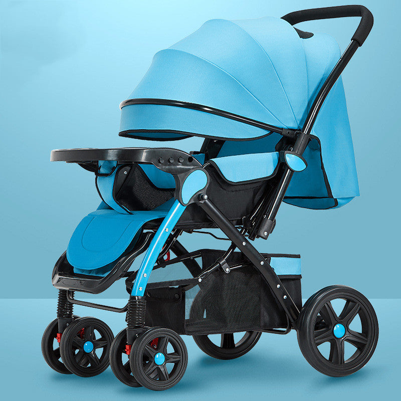 Lightweight Foldable Baby Stroller – One-Hand, Travel-Friendly