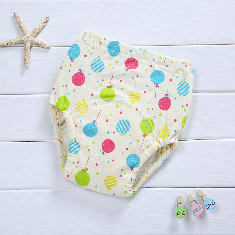 Baby Infant Toddler Cotton Training Pants – Reusable Cloth Underwear for Girls