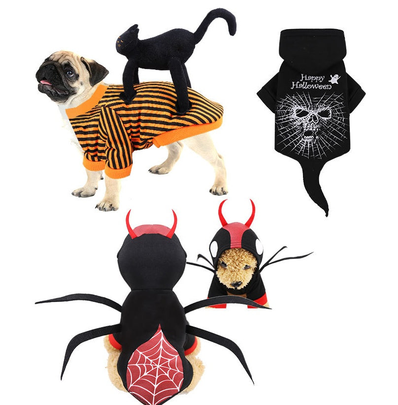 Halloween Pet Costume – Funny Dog and Cat Outfit for Party Dress-Up