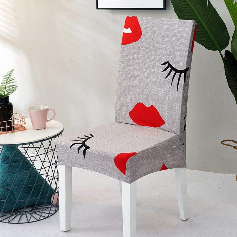 Elastic Siamese Solid Color Stretch Office and Hotel Chair Cover