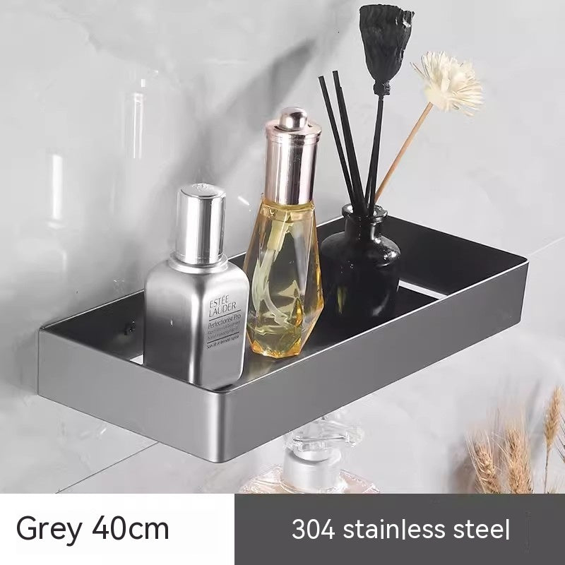 Mirror Front Bathroom Storage Rack – Wall-Mounted Organizer