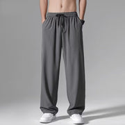 Men’s Ice Silk Quick-Dry Thin Wide-Leg Summer Pants