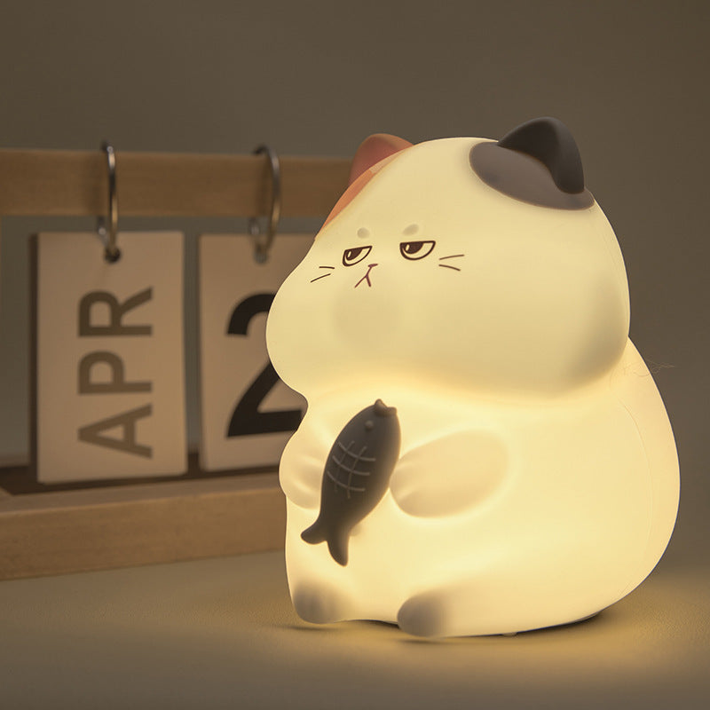 Greedy Cat Small Desktop Cartoon Creative Night Light