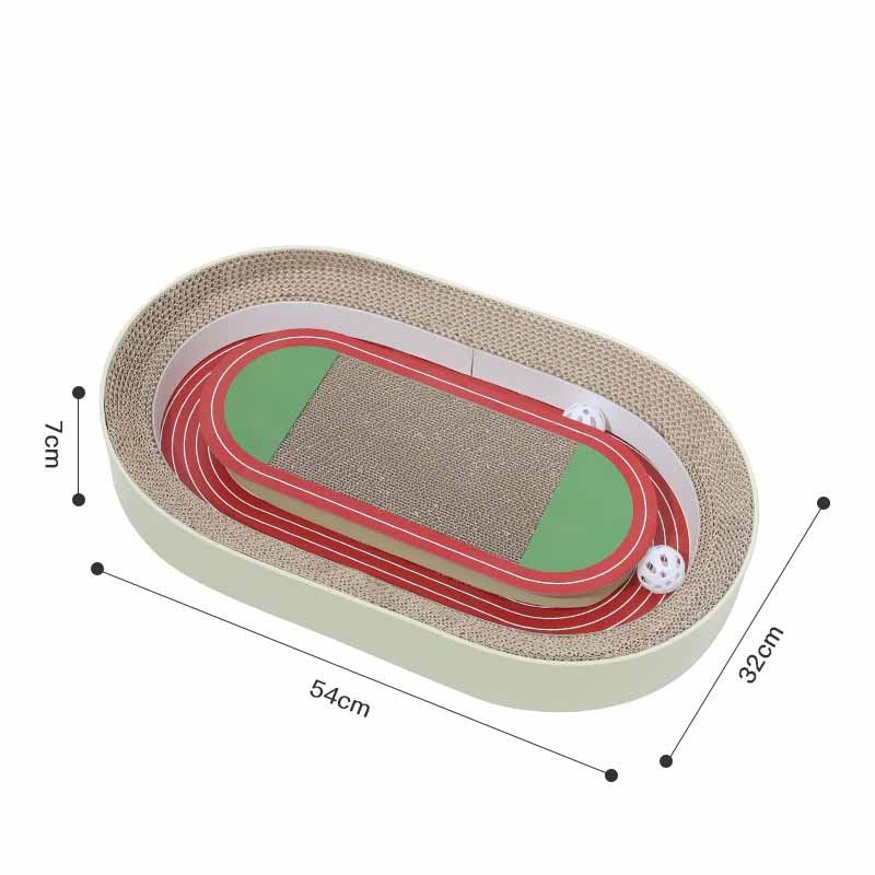 Creative Grindable Corrugated Football Field Scratch Board