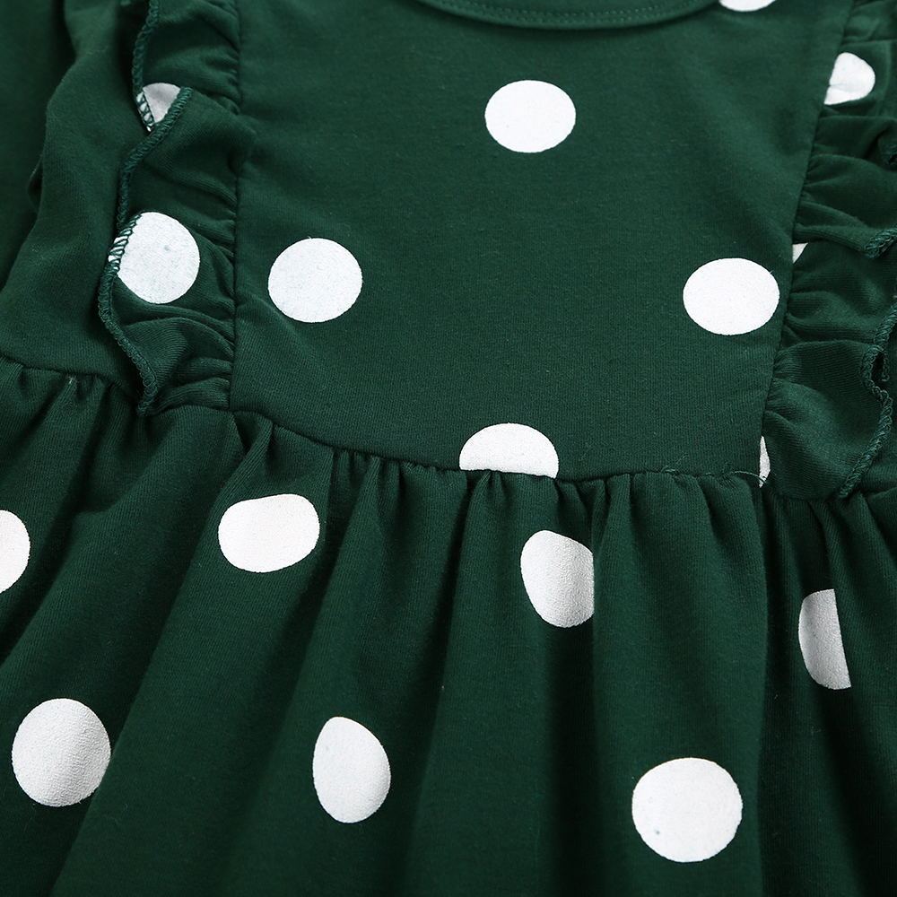 Polka Dot Long Sleeve Dress