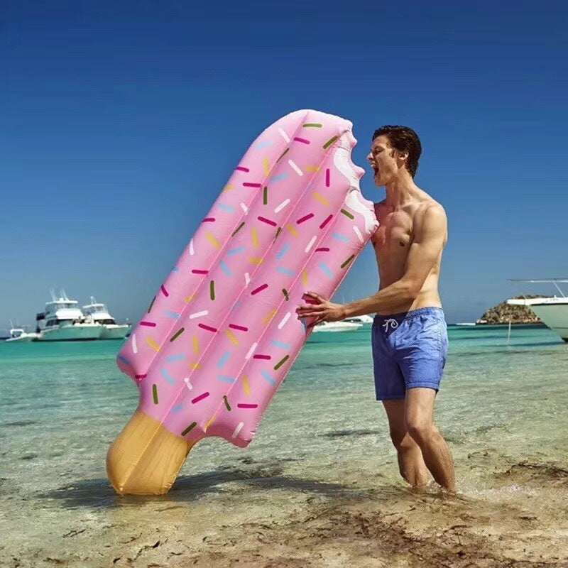 Ice cream inflatable swimming ring