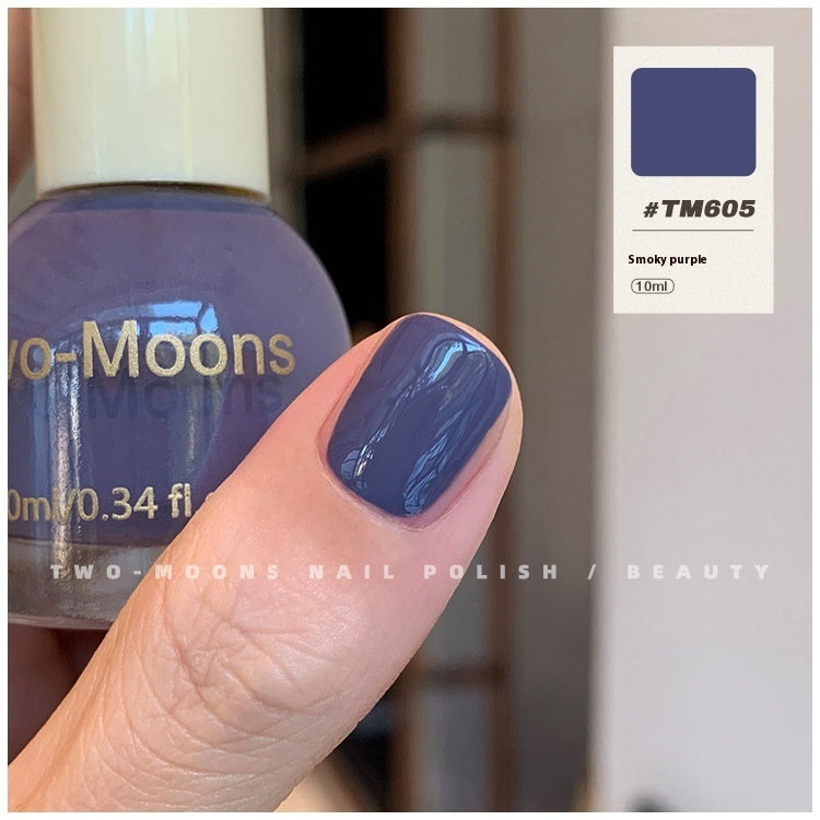Pure Color Sequins Nail Polish Baking-free And Tear-free